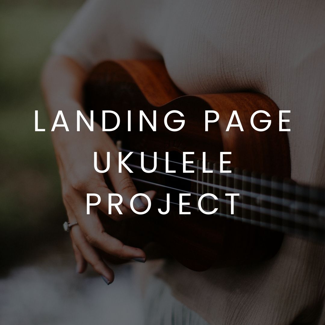 Landing page ukulele project